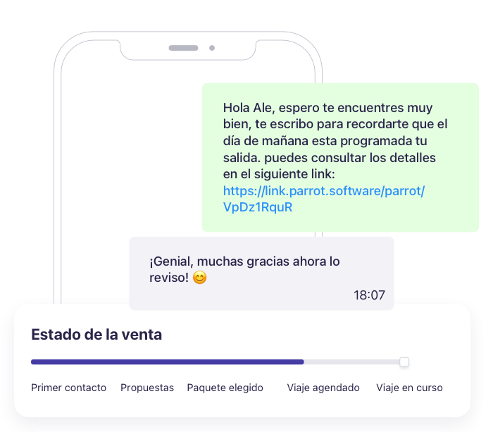 Embudo de ventas en WhatsApp